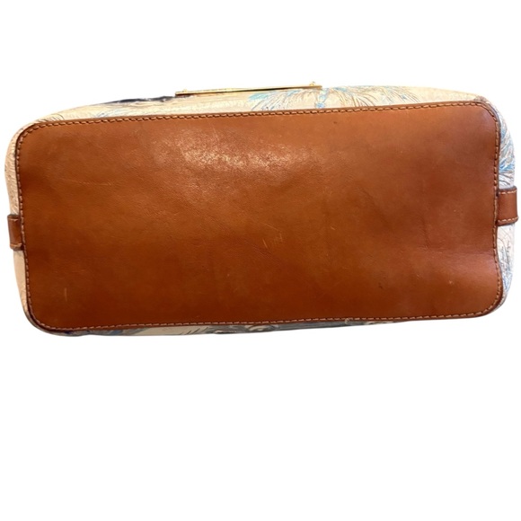 RARE!! Brahmin Blue Copa Cabana Mini Duxbury Crossbody Bag - Picture 10 of 16